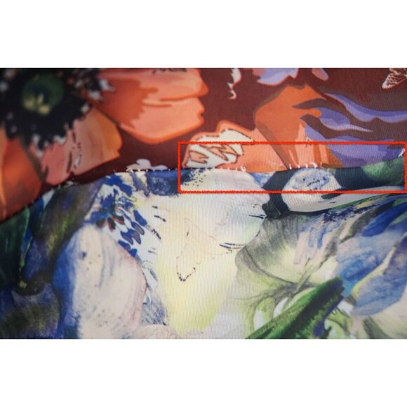 Clover Canyon Swim Multicolor One-Piece Cut-Out Halter Swimsuit, Size S - Picture 5 of 8